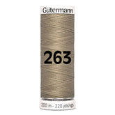 Gutermann garen | 200m | 263 beige naaigaren GM - 200 - 263 - BEIGE 4008015029081